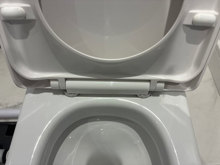 Soft close toiler with hidden cistern 