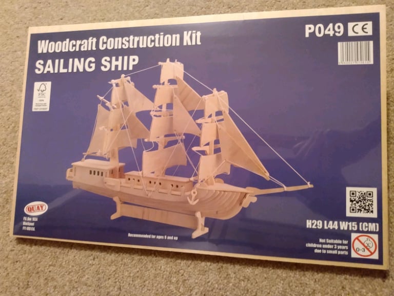 image for Ideal gift: Wooden kit sailing ship