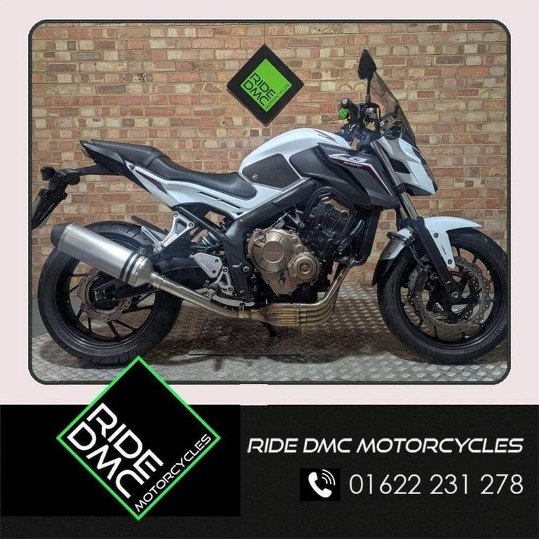 image for HONDA CB650F ULEZ COMPLIANT 2018 - DELKEVIC EXHAUST SYSTEM - TIDY BIKE.