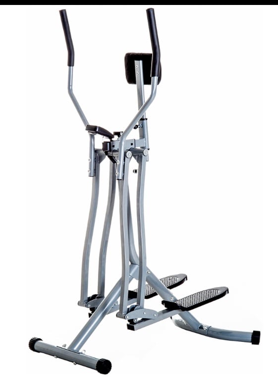image for HOMCOM Air Walker Glider, Cross Trainer Fitness Machine, with LCD, for Home Gym,