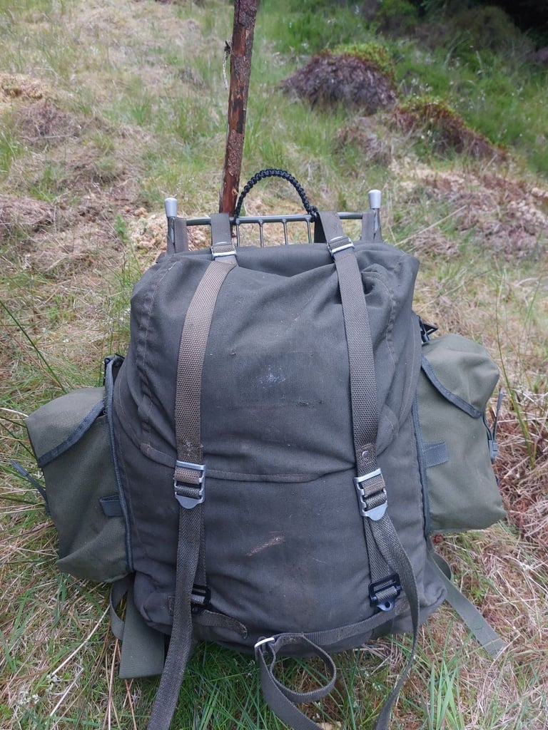 Vintage swedish army LK35 rucksack