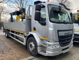 2015 DAF LF 220 EURO 6 18T WITH ATLAS 104.3 CRANE FOR HIRE