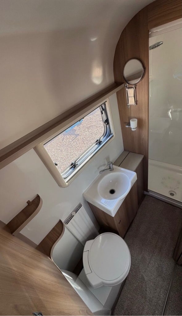 Bailey Unicorn Vigo Touring Caravan Island bed.