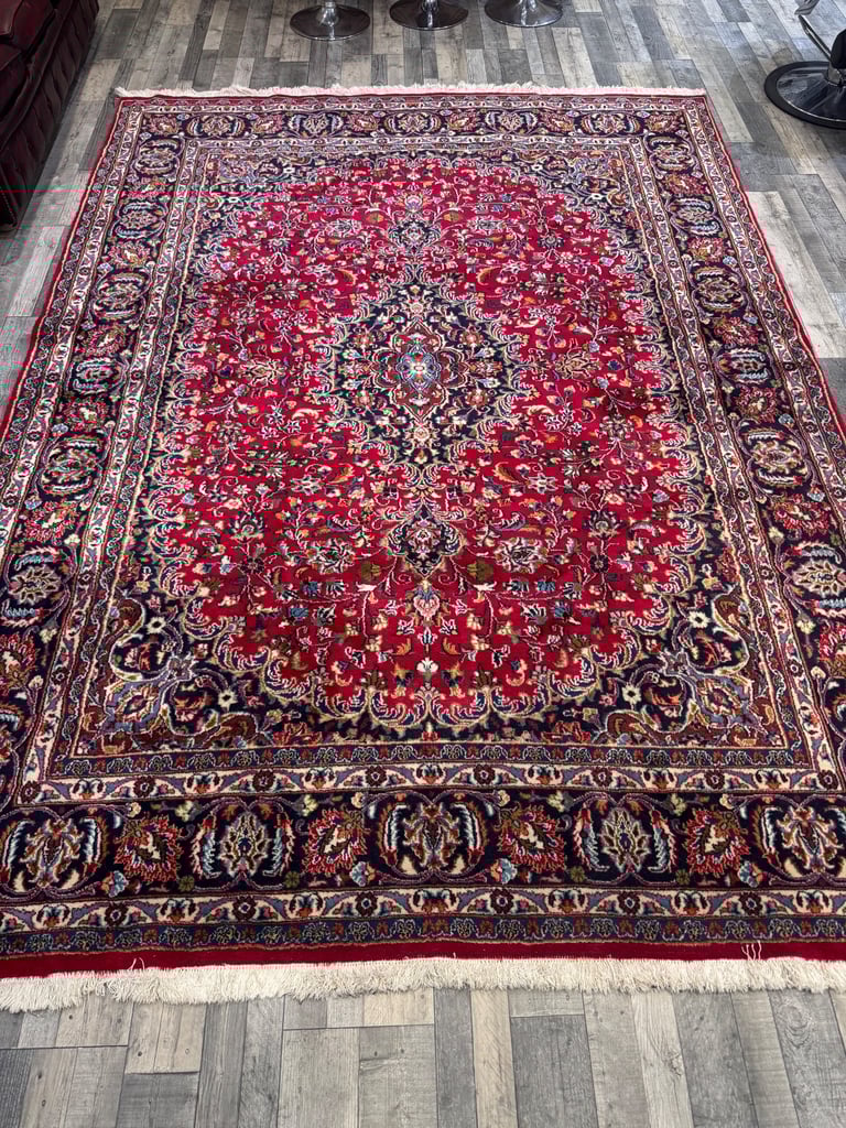 image for Extra large handmade Persian mashad rug 350 x 250 cm