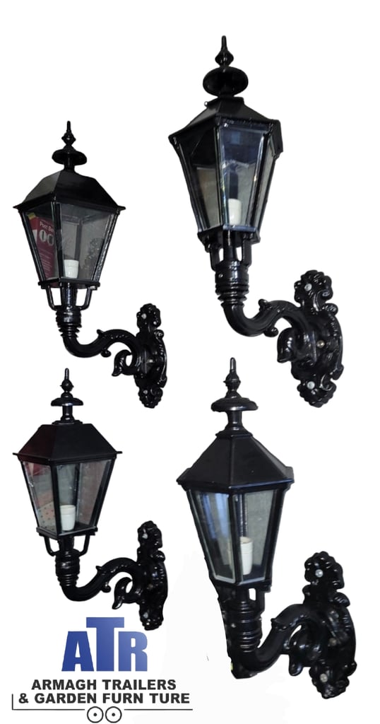 New Cast aluminium garden lamps lights