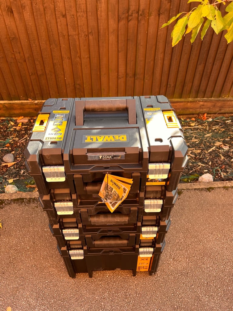 image for Dewalt tstak boxs
