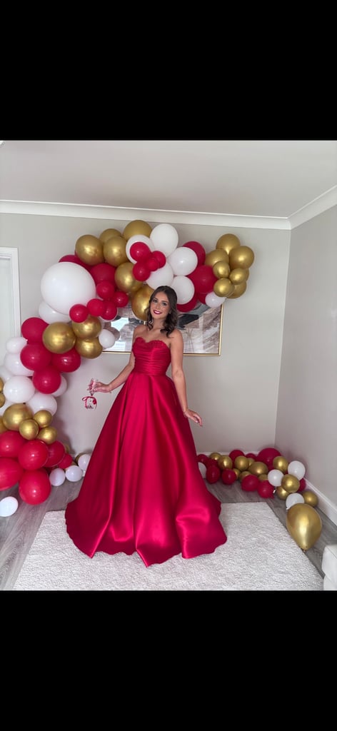 image for Halo Red Prom Dress