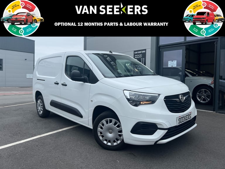 image for 2020 L2H1 EURO 6 VAUXHALL COMBO 2300 SPORTIVE WHITE 1.5L DIESEL MANUAL 