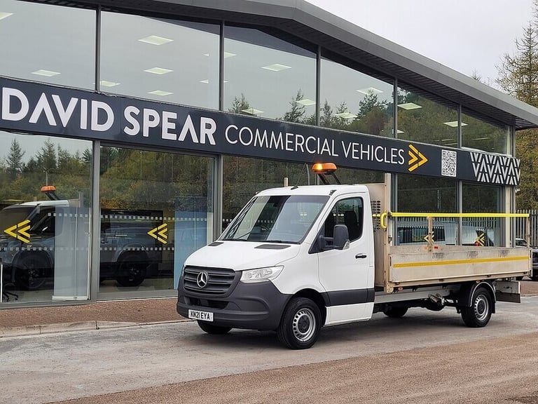 2021 Mercedes-Benz Sprinter 150ps 315 CDI Progressive Dropside with Air Con &amp; Tow Bar Dropsid...