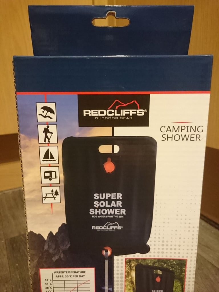 New Portable Solar Camping Outdoor Shower - WILL POST