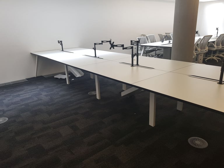 White Desk Top ONLY 140cm x 80cm (no legs included)