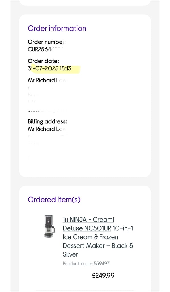 Ninja Creami DELUXE XL - Only 2 Months Old! NC501UK 10 In 1 Boxed. Immaculate