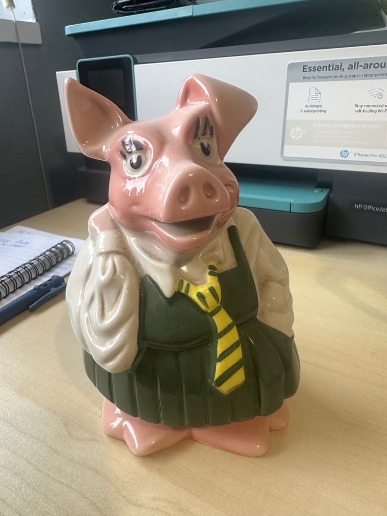 Set Of 5 NatWest Wade Collectable Moneybox Pigs
