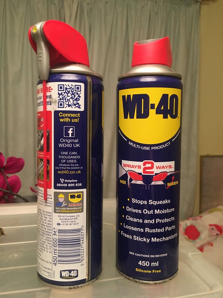 image for Two large WD40 spray oil 900ml