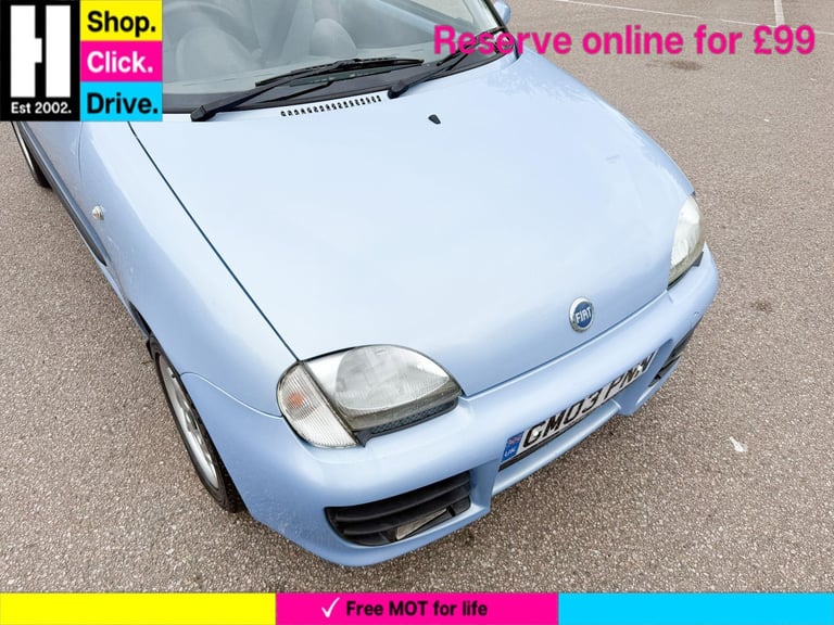 2003 Fiat Seicento 1.1 Sporting 3dr HATCHBACK Petrol Manual