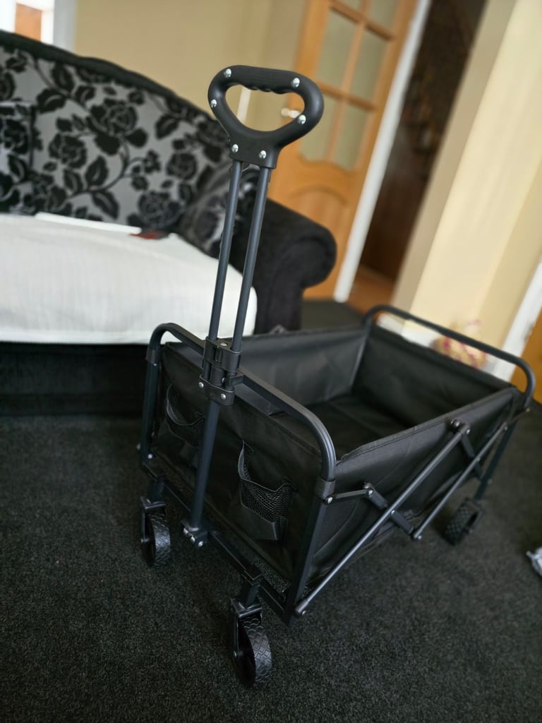 Brand New Utility folding cart trolley camping festival wagon Collapsible Hiking Shopping brand new