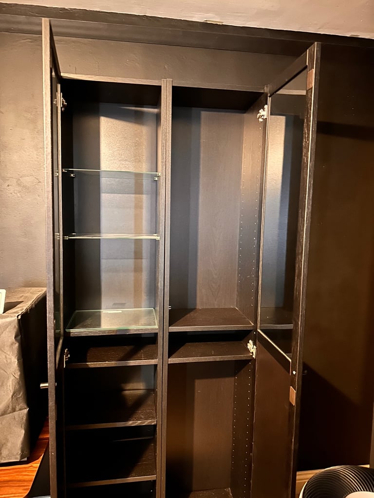 Ikea BILLY  Bookcase, black-brown 40x28x202 cm 
