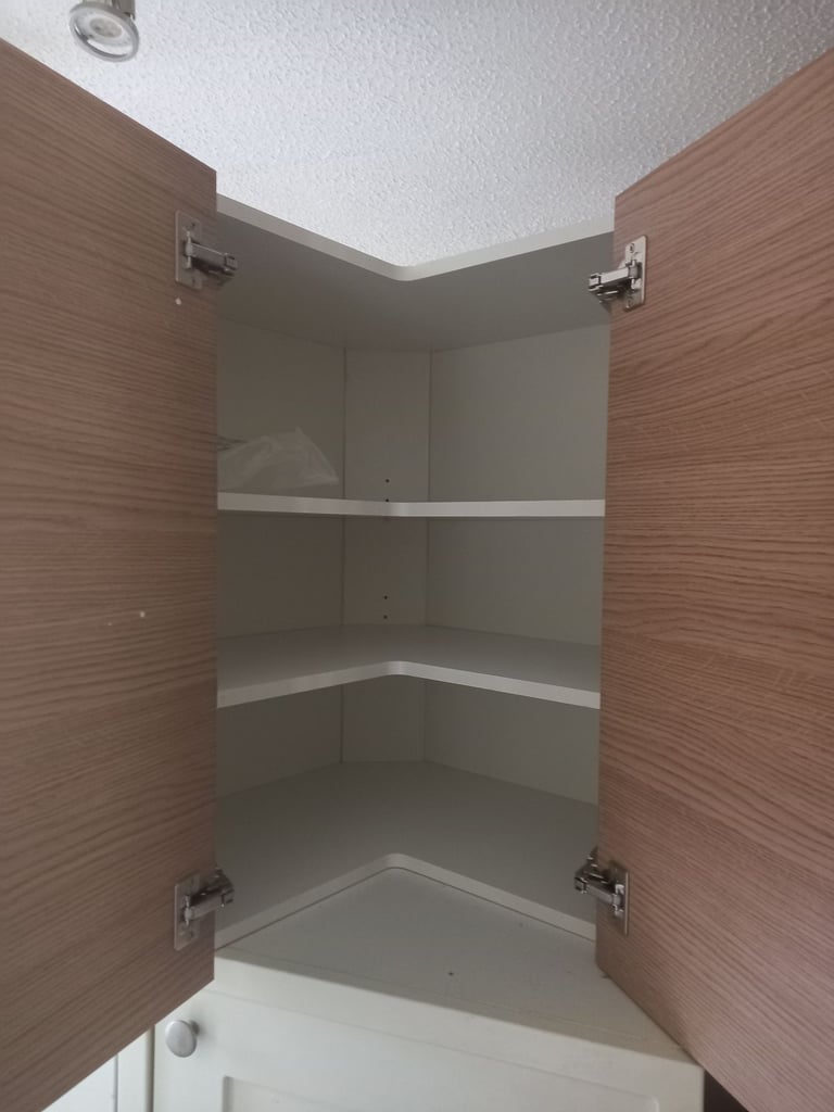 New Kitchen Corner Wall Cabinet