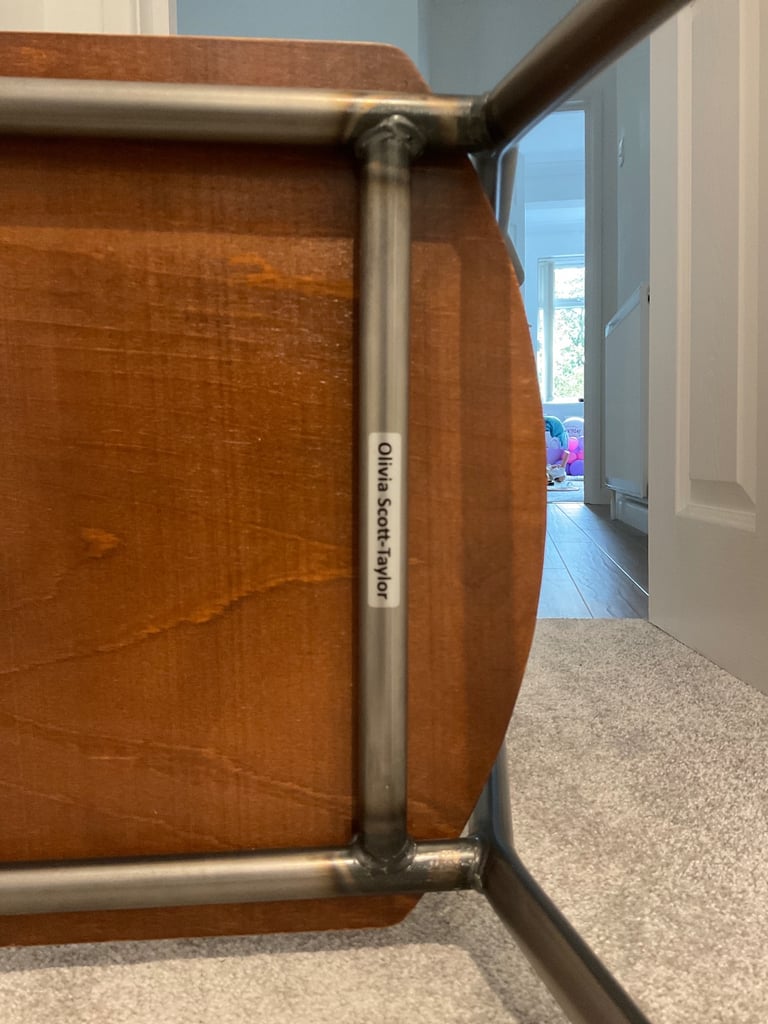 2 x retro designer chairs by Olivia Scott-Taylor