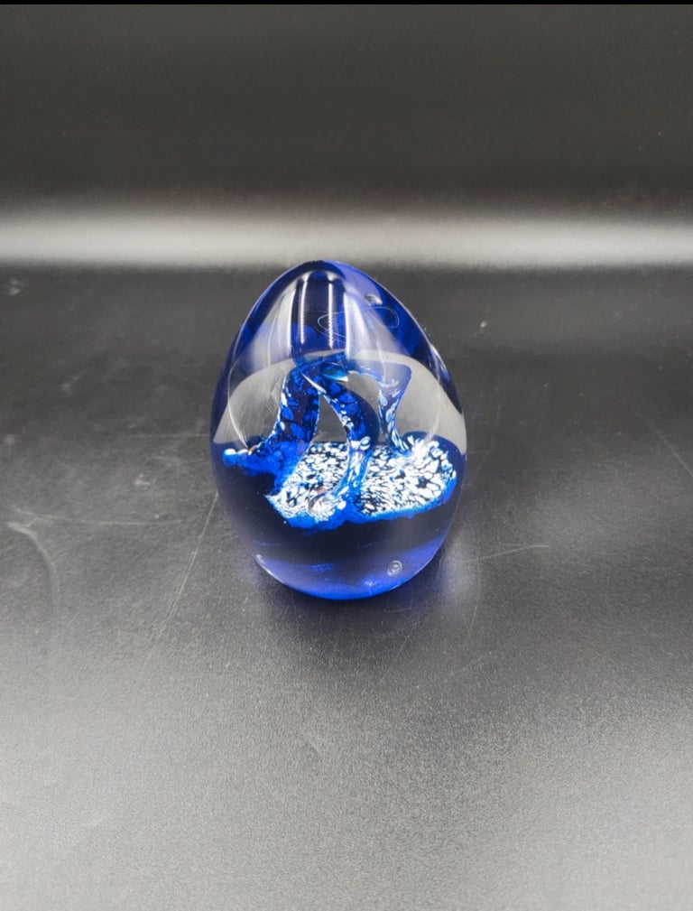 Damaged Caithness Scotland Deja Vu Paperweight