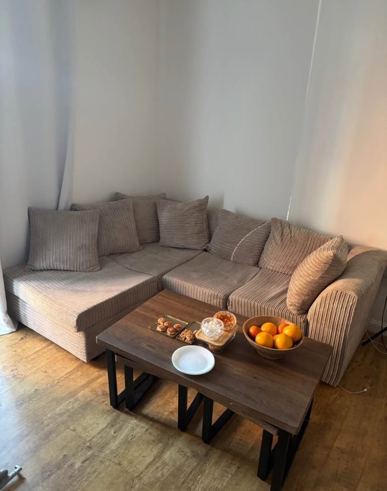 Brown jumbo sofa for sale 