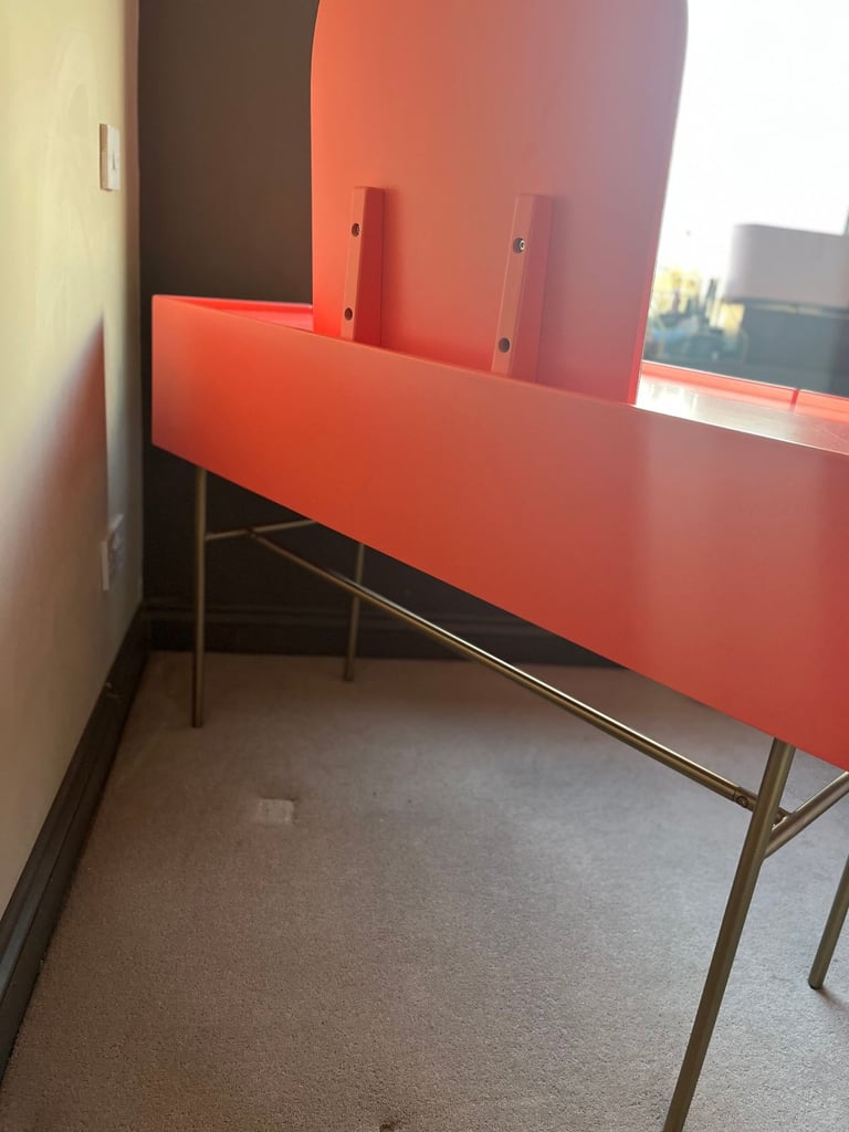 Made. com Tandy Range Dressing Table Coral