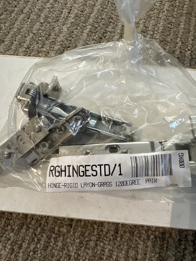 image for Kitchen cabinet hinges x 13 pairs