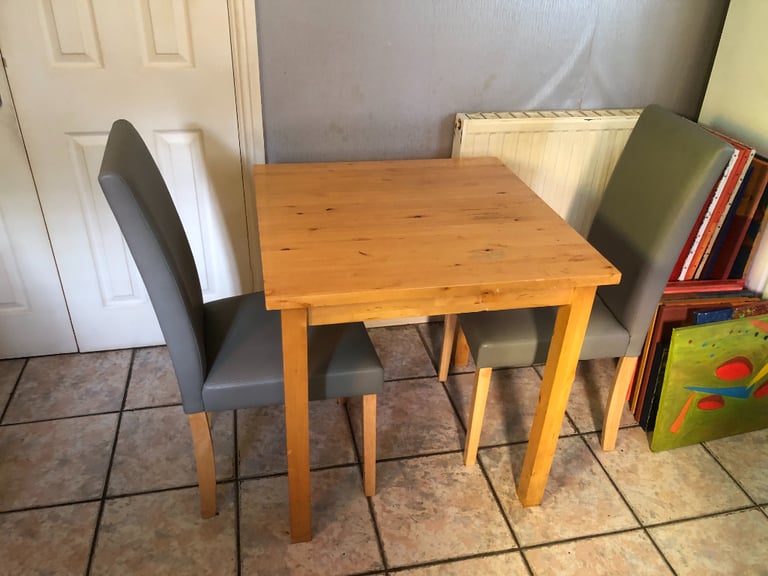 Small dining table with 2 x chairs