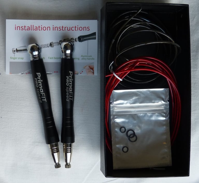 PrimaFIT Pro Speed Skipping Rope Adult Fitness Men / Women Weighted Jump Rope