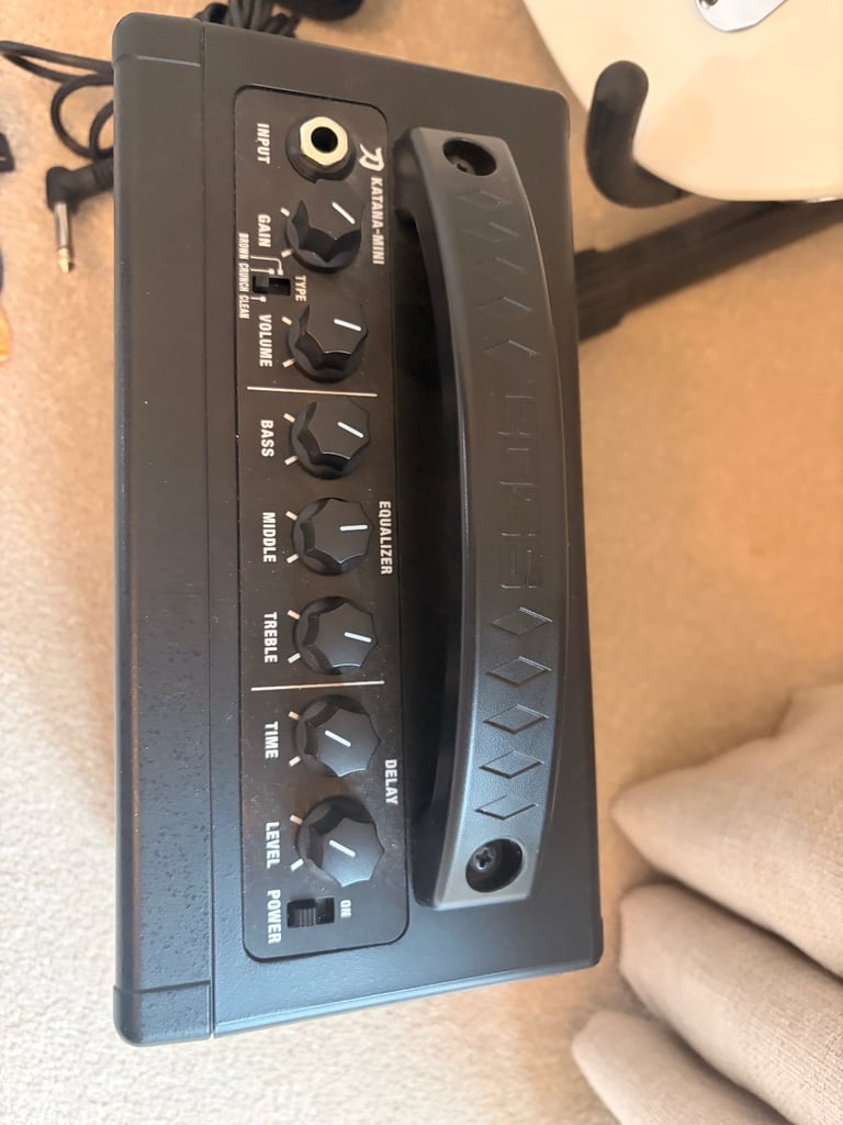 Fender Telecaster (2023) with Boss Katana Mini Amp and extras