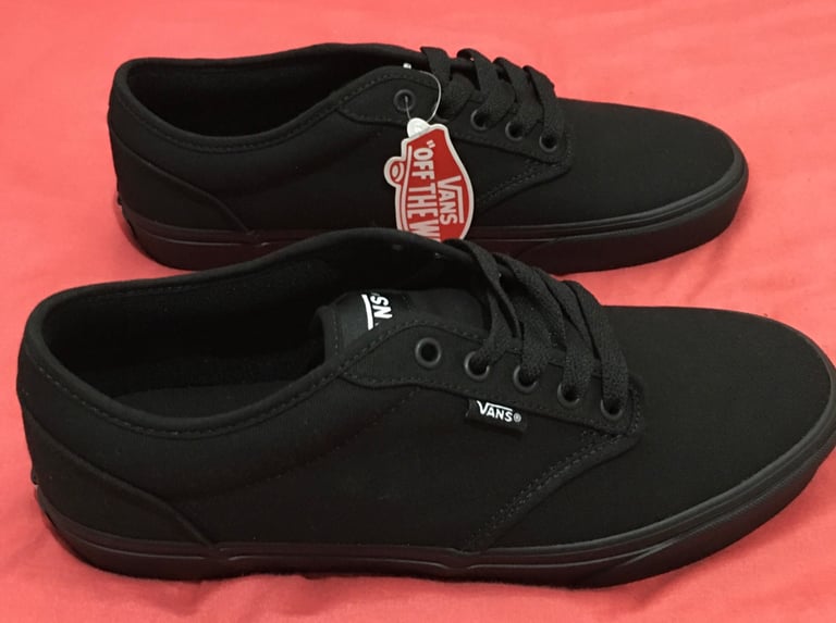 image for New Vans Atwood mens sneakers black size 9.5 (UK)