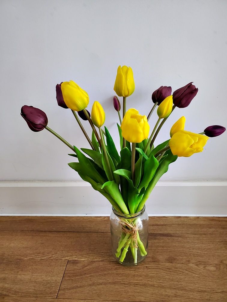 image for Tulips flowers artificial - bouquet