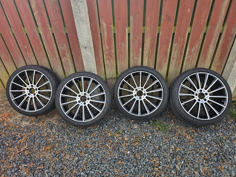 image for 19" Mercedes style wheels and tyres 