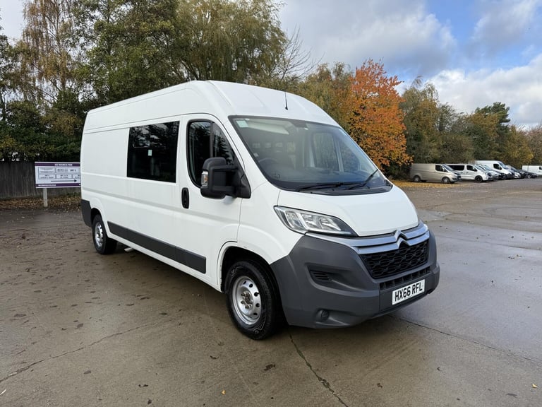 2017 Citroen Relay 2.0 BlueHDi 35 Enterprise Ready To Run Crew Van 5dr Diesel Manual L3 H2 Eur Co...