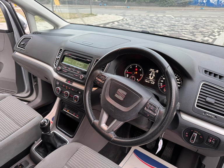 2015 SEAT ALHAMBRA SE 2.0 TDI CR 6 SPEED MANUAL 7 SEATER 5DR SILVER 