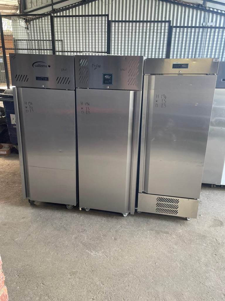 Commercial single door Williams freezer fully serviced cafe shop 
