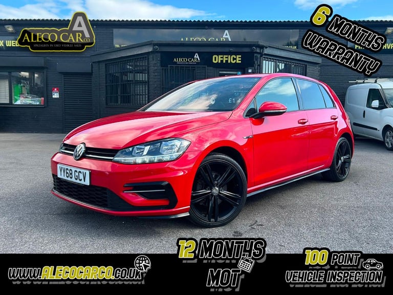VOLKSWAGEN GOLF 1.5 TSI EVO R-Line Red Auto Petrol 2018