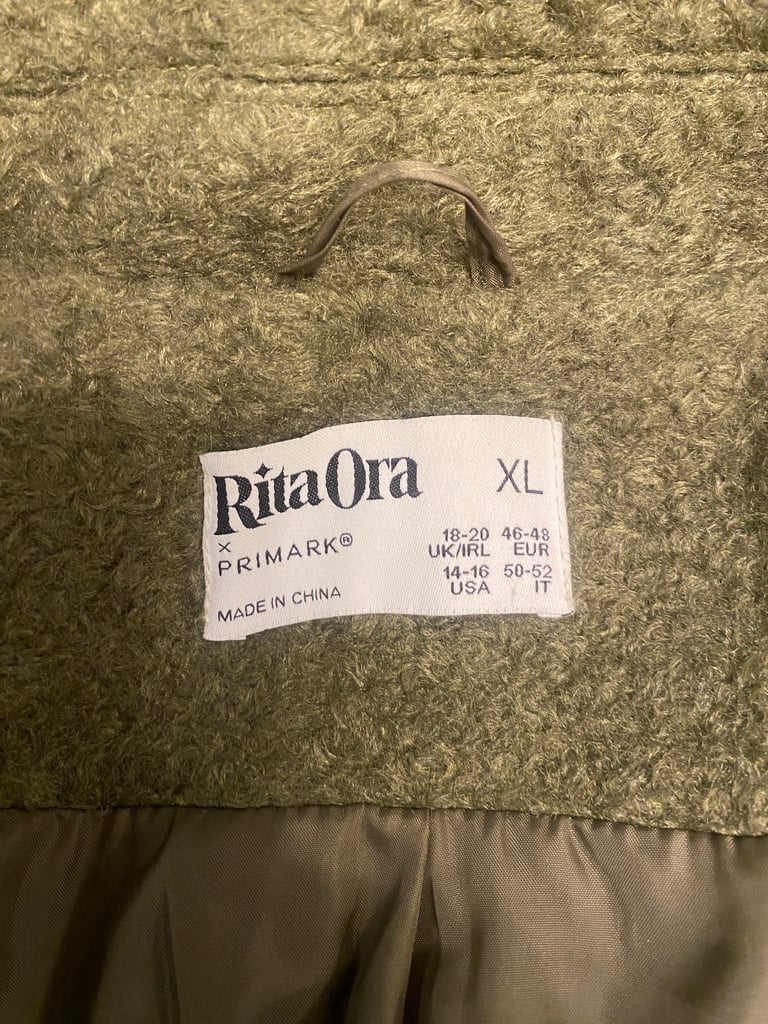 image for Rita Ora Womens wool coat XL
