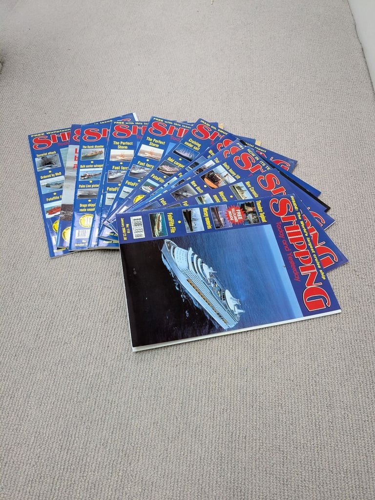 Shipping today and yesterday magazine Bundle 1998 - 2001 48 issues OTO