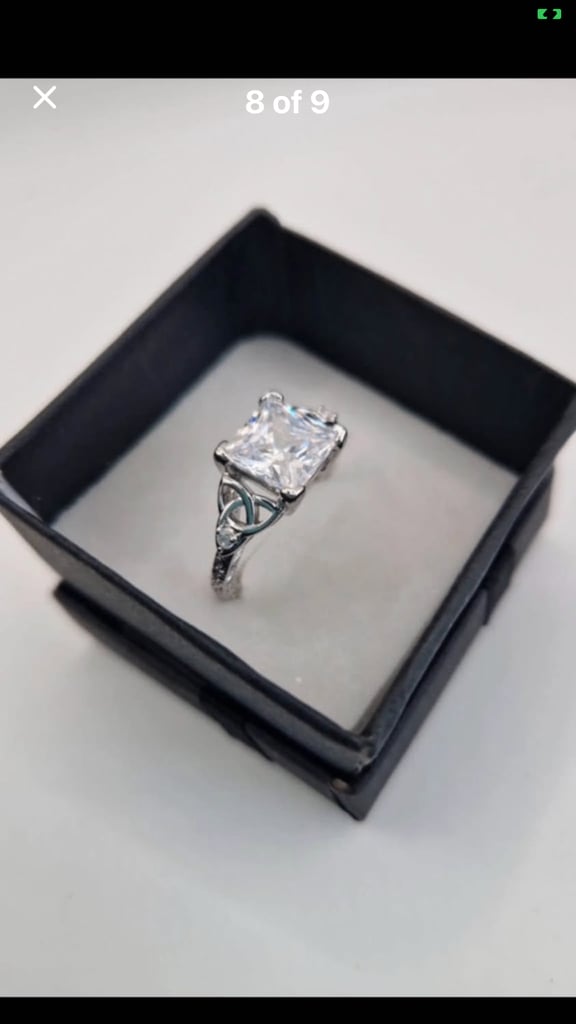 Contemporary Square Cut Ring 