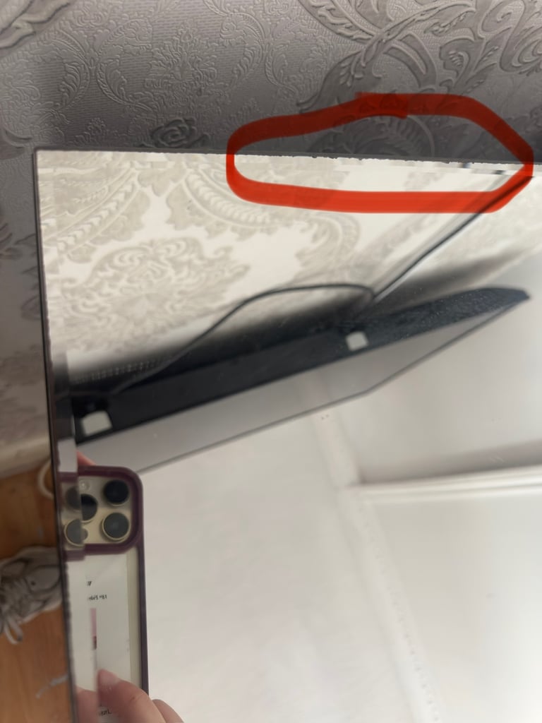 Glass draws and bedside table