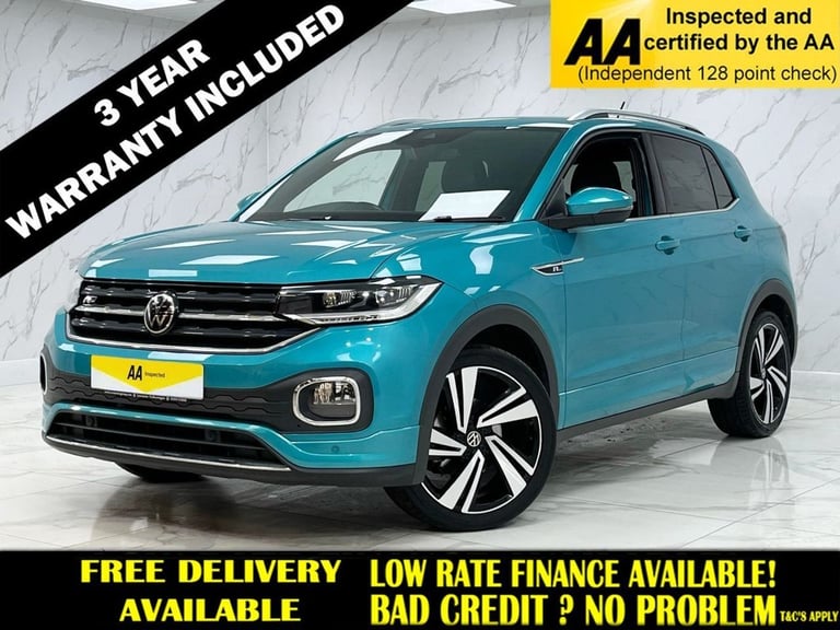 image for 2021 Volkswagen T-Cross 1.0 TSI R-Line SUV 5dr Petrol Manual Euro 6 (s/s) (110 ps) HATCHBACK Petr...