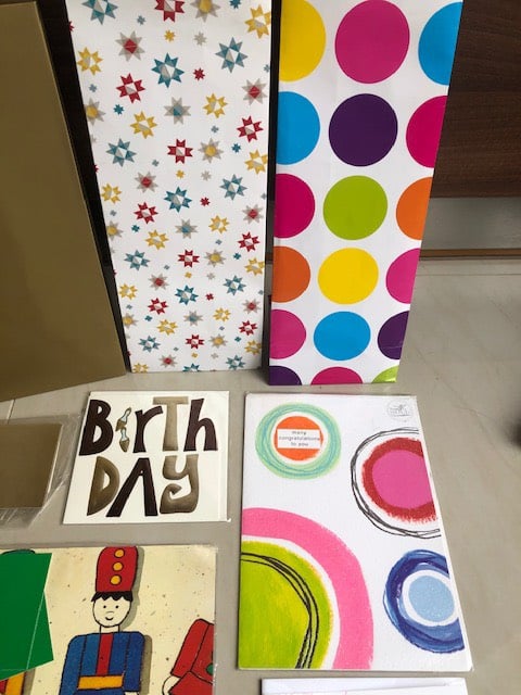 image for 5 Greeting Cards, 6 Gift Bags, Tags and Wrapping Paper CollectChichest