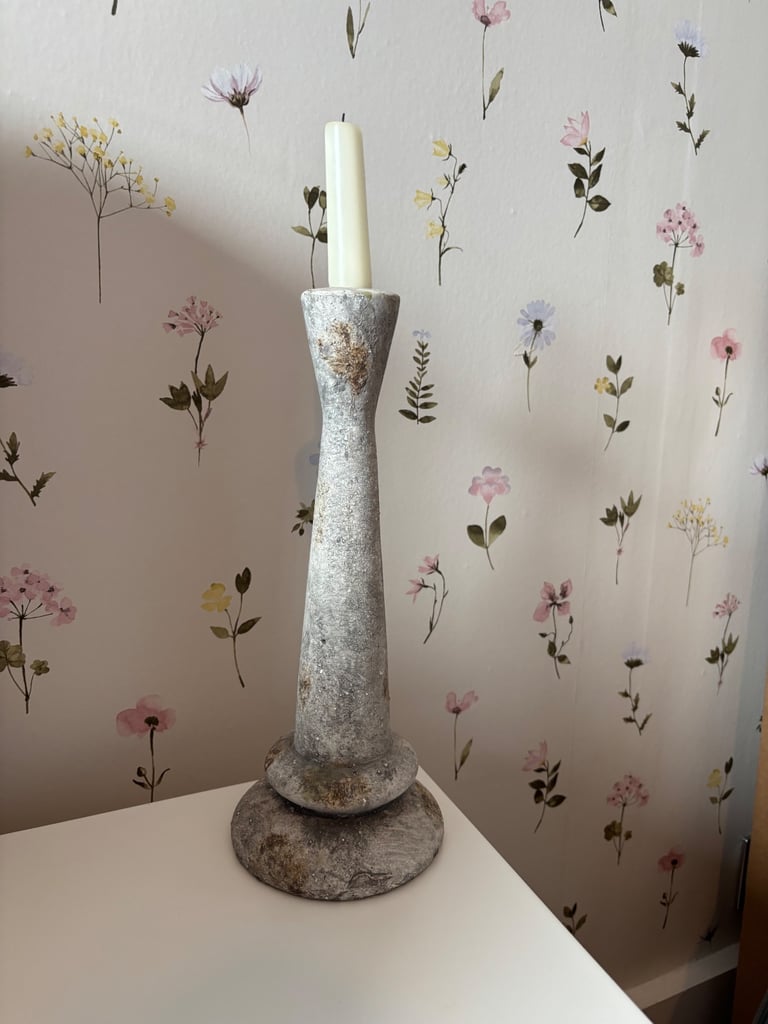 Gorgeous antique candlestick candle holder 