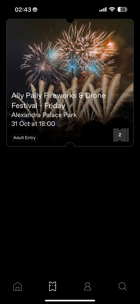 Alexandra Palace Ally Pally Fireworks & Drone show