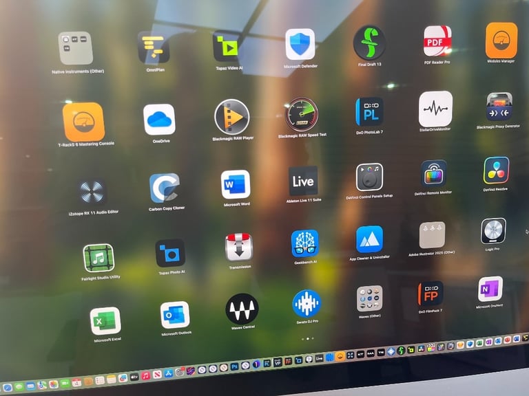 Apple iMac 5k Retina 27 inch | 6 Core i5 3.7GHz 72GB Ram 2TB SSD Logic Waves 14 iZoTope Advance