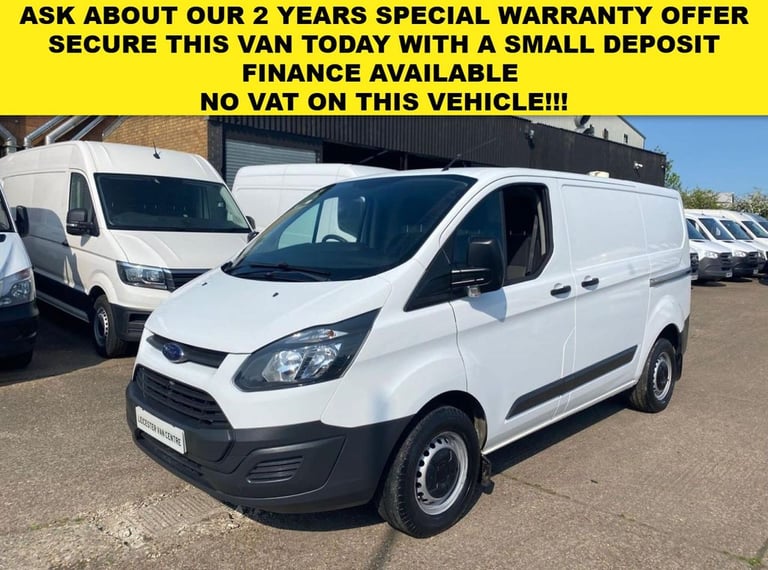 2015 65 FORD TRANSIT CUSTOM 2.2 TDCI 290 L1 H1 SWB LOW ROOF 100BHP. 142K MLS. FI