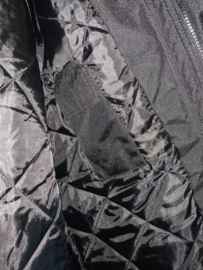 New/unworn Dickies Men’s Utility Coat PVC Coating Hooded Quilted Lining Size L see measurements