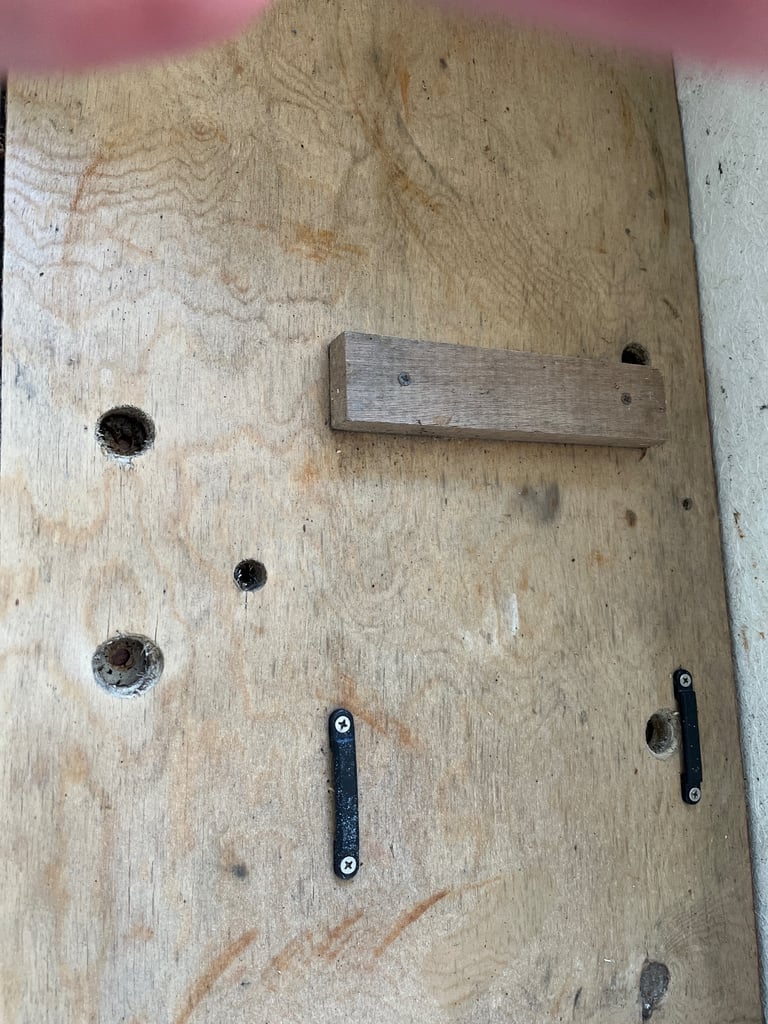 Camping trailer tent storage box 