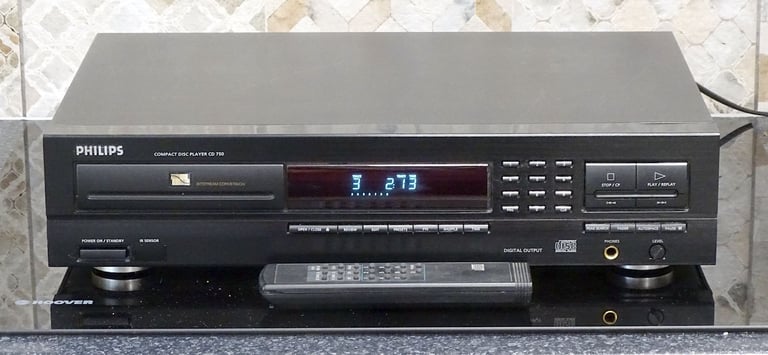 image for PHILIPS CD750 CD PLAYER & REMOTE